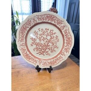 12" Oriental Bower pattern of ironstone Pheasant/floral pattern.